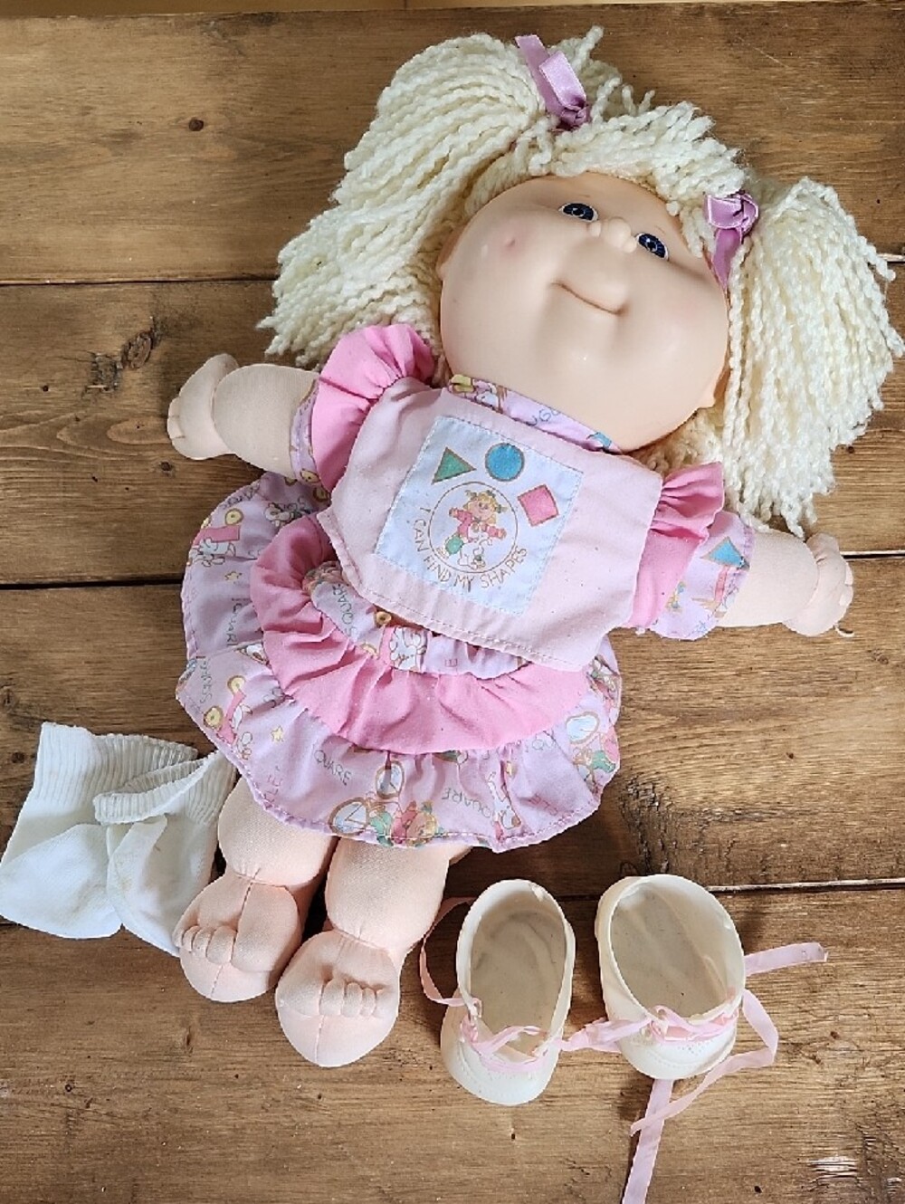 Vintage Cabbage Patch Kids Preschool Kid Blonde Hair Doll 1991 CPK #30400